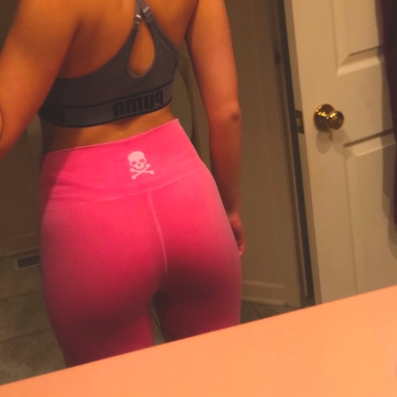 Pink workout legging - Picture 3 of 5